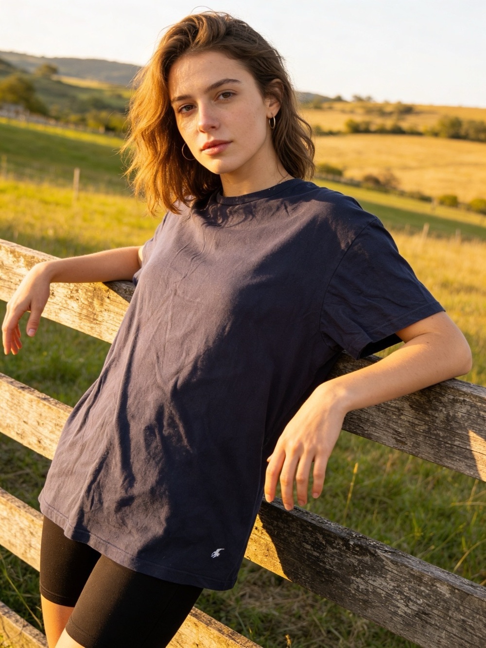Polo by Ralph Lauren Navy Blue Short Sleeve Jersey Tee